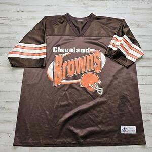 Vintage Cleveland Browns Logo Athletic Mesh Jersey Men's XXL Made USA